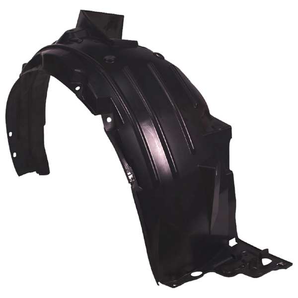 Plastic wheel housing